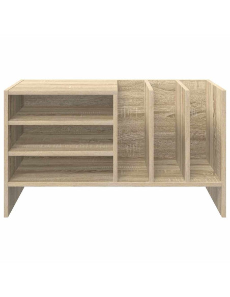 Mobile porta vinili Rovere Sonoma 78.5 x 35 x 45 cm