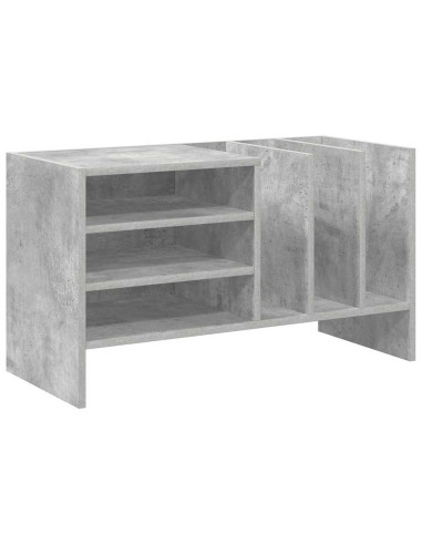 Mobile porta vinili Grigio cemento 78.5 x 35 x 45 cm