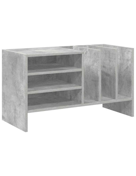 Mobile porta vinili Grigio cemento 78.5 x 35 x 45 cm