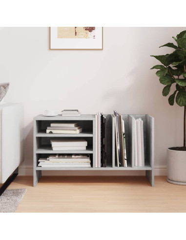 Mobile porta vinili Grigio cemento 78.5 x 35 x 45 cm