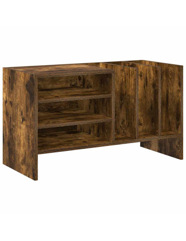Mobile porta vinili Rovere fumé 78.5 x 35 x 45 cm
