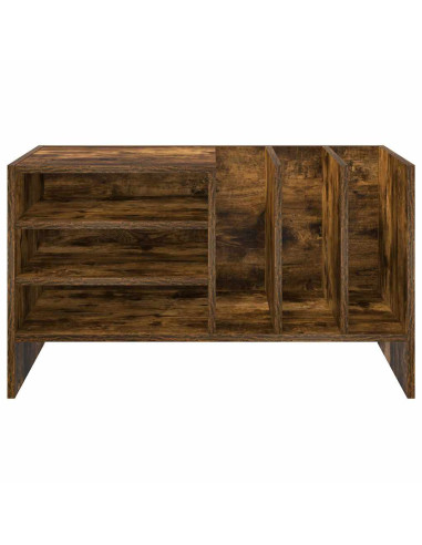 Mobile porta vinili Rovere fumé 78.5 x 35 x 45 cm