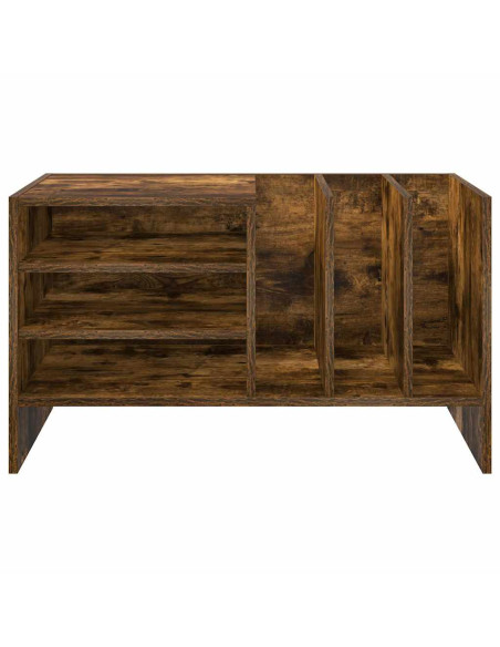 Mobile porta vinili Rovere fumé 78.5 x 35 x 45 cm