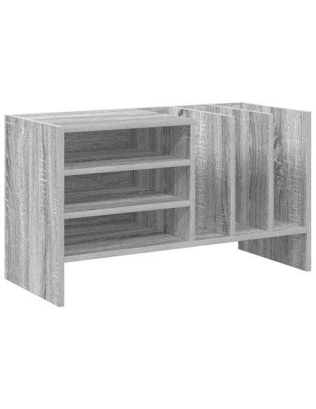 Mobile porta vinili Grigio Sonoma 78.5 x 35 x 45 cm