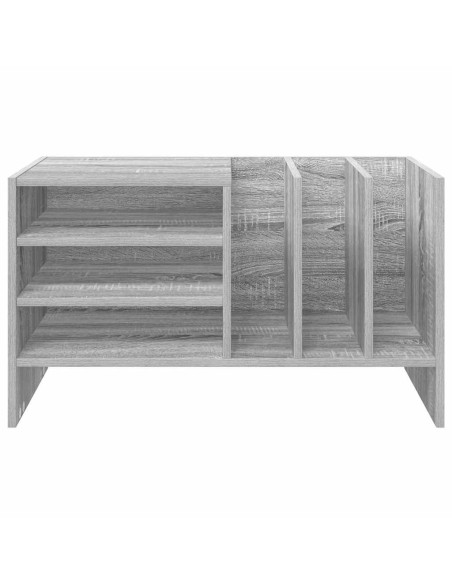 Mobile porta vinili Grigio Sonoma 78.5 x 35 x 45 cm