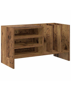 Mobile porta vinili Legno vecchio 78.5 x 35 x 45 cm 2