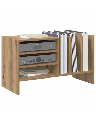 Mobile porta vinili Rovere artigianale 78.5 x 35 x 45 cm