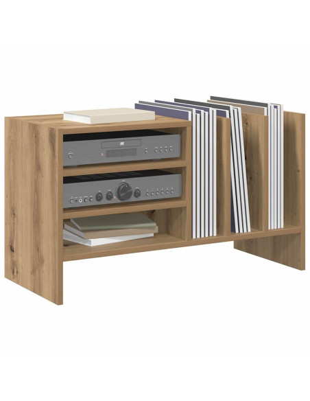 Mobile porta vinili Rovere artigianale 78.5 x 35 x 45 cm