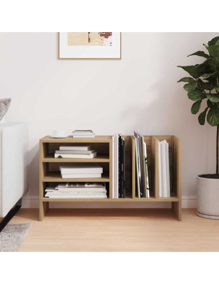 Mobile porta vinili Rovere artigianale 78.5 x 35 x 45 cm