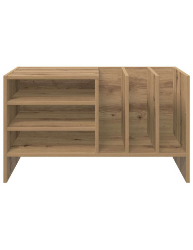 Mobile porta vinili Rovere artigianale 78.5 x 35 x 45 cm