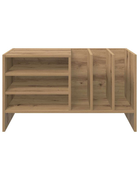 Mobile porta vinili Rovere artigianale 78.5 x 35 x 45 cm