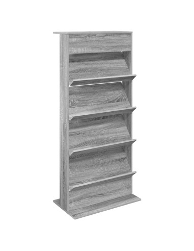 Scaffale per riviste Grigio Sonoma 70 x 41 x 156 cm