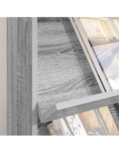 Scaffale per riviste Grigio Sonoma 70 x 41 x 156 cm