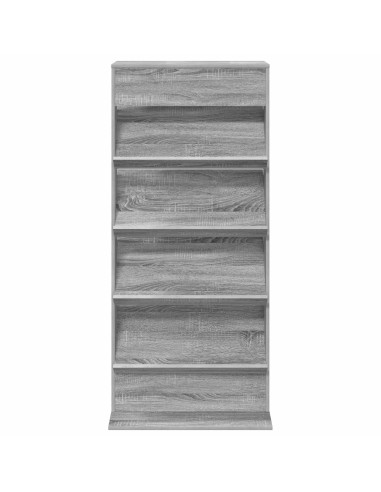 Scaffale per riviste Grigio Sonoma 70 x 41 x 156 cm