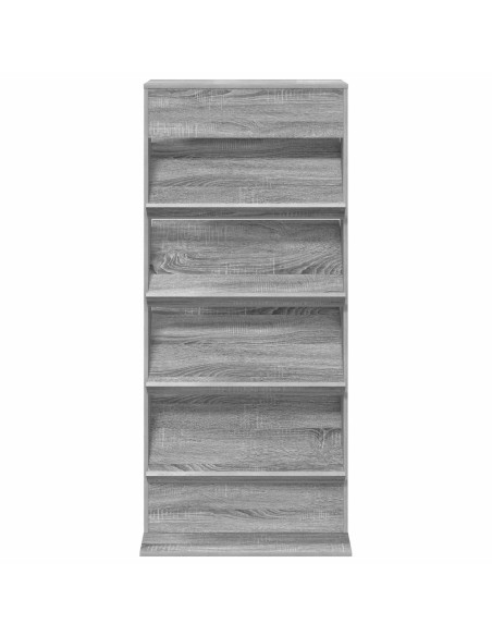 Scaffale per riviste Grigio Sonoma 70 x 41 x 156 cm