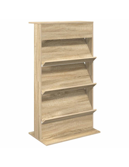 Scaffale per riviste Rovere Sonoma 70 x 41 x 126 cm