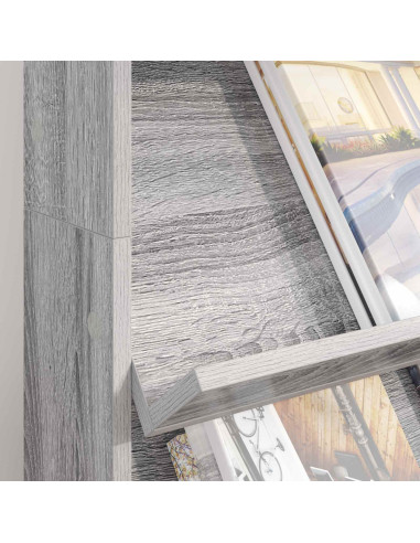 Scaffale per riviste Grigio Sonoma 70 x 41 x 126 cm