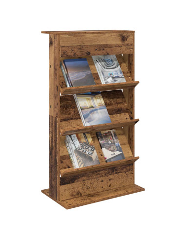 Scaffale per riviste Legno vecchio 70 x 41 x 126 cm