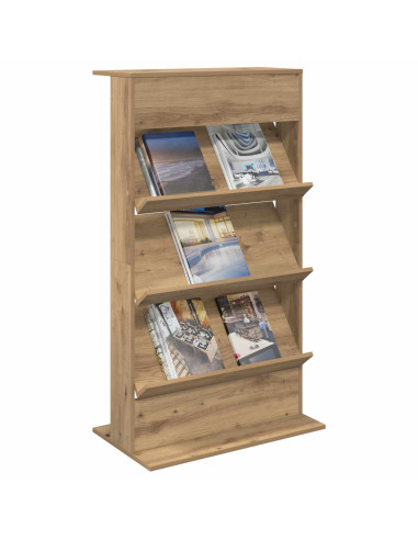 Scaffale per riviste Rovere artigianale 70 x 41 x 126 cm