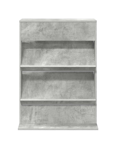 Scaffale per riviste Grigio cemento 70 x 41 x 96 cm
