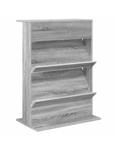 Scaffale per riviste Grigio Sonoma 70 x 41 x 96 cm