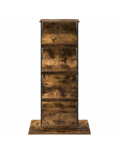 Scaffale per riviste Rovere fumé 68 x 40 x 123.5 cm