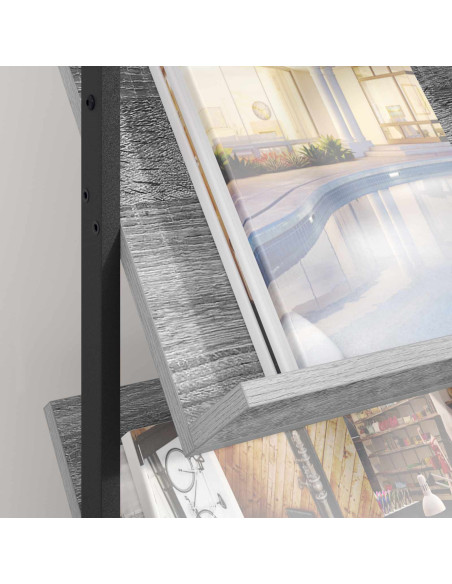 Scaffale per riviste Grigio Sonoma 68 x 40 x 123.5 cm