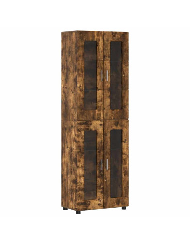 Credenza Rovere fumé 60 x 35 x 182 cm Legno multistrato