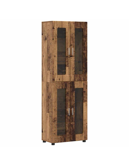 Credenza Legno vecchio 60 x 35 x 182 cm Legno multistrato