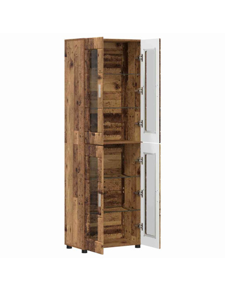 Credenza Legno vecchio 60 x 35 x 182 cm Legno multistrato