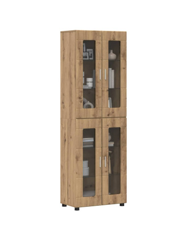 Credenza Rovere artigianale 60 x 35 x 182 cm Legno multistrato