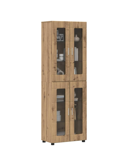 Credenza Rovere artigianale 60 x 35 x 182 cm Legno multistrato