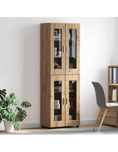 Credenza Rovere artigianale 60 x 35 x 182 cm Legno multistrato