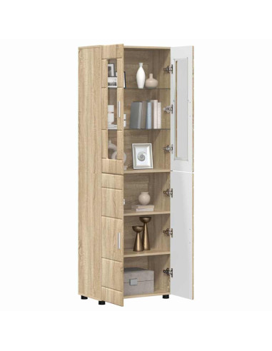 Credenza Rovere Sonoma 60 x 35 x 182 cm Legno multistrato