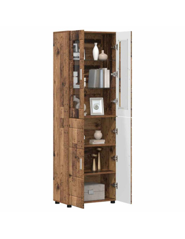 Credenza Legno vecchio 60 x 35 x 182 cm Legno multistrato