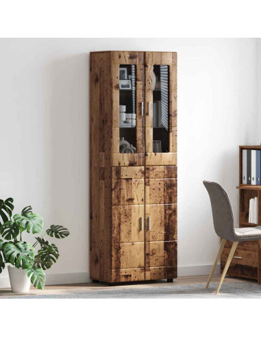 Credenza Legno vecchio 60 x 35 x 182 cm Legno multistrato