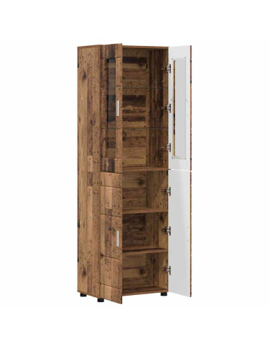 Credenza Legno vecchio 60 x 35 x 182 cm Legno multistrato