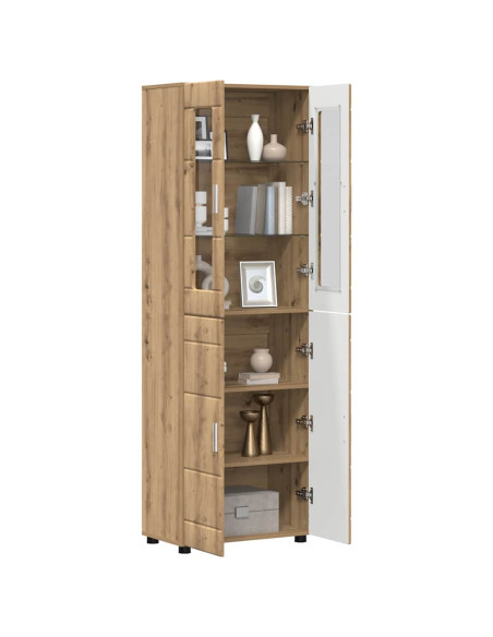 Credenza Rovere artigianale 60 x 35 x 182 cm Legno multistrato
