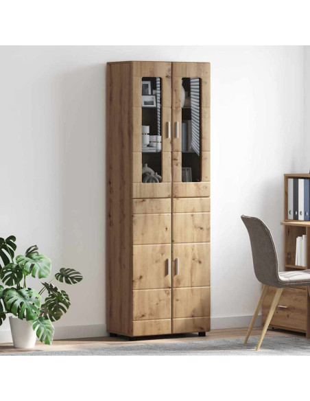 Credenza Rovere artigianale 60 x 35 x 182 cm Legno multistrato