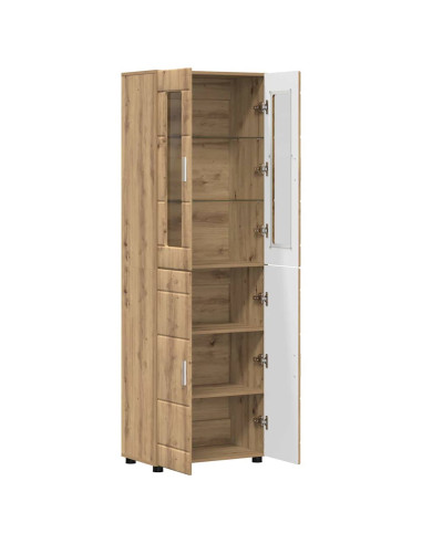Credenza Rovere artigianale 60 x 35 x 182 cm Legno multistrato