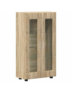 Credenza Rovere Sonoma 55,5 x 29 x 103 cm Legno multistrato 2
