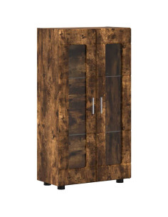 Credenza Rovere fumé 55,5 x 29 x 103 cm Legno multistrato 2