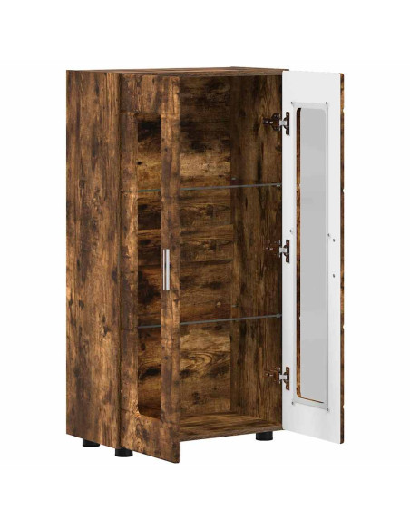 Credenza Rovere fumé 55,5 x 29 x 103 cm Legno multistrato