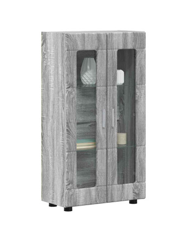 Credenza Grigio Sonoma 55,5 x 29 x 103 cm Legno multistrato