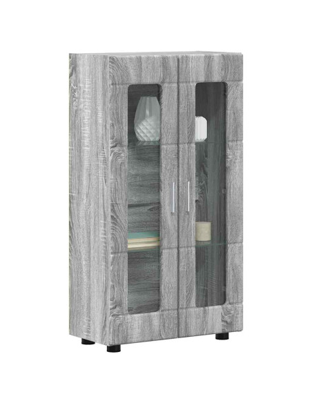 Credenza Grigio Sonoma 55,5 x 29 x 103 cm Legno multistrato