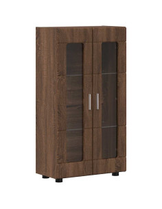 Credenza Rovere Marrone 55,5 x 29 x 103 cm Legno multistrato 2