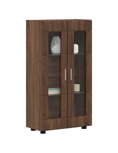 Credenza Rovere Marrone 55,5 x 29 x 103 cm Legno multistrato