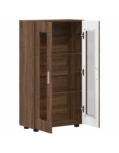 Credenza Rovere Marrone 55,5 x 29 x 103 cm Legno multistrato