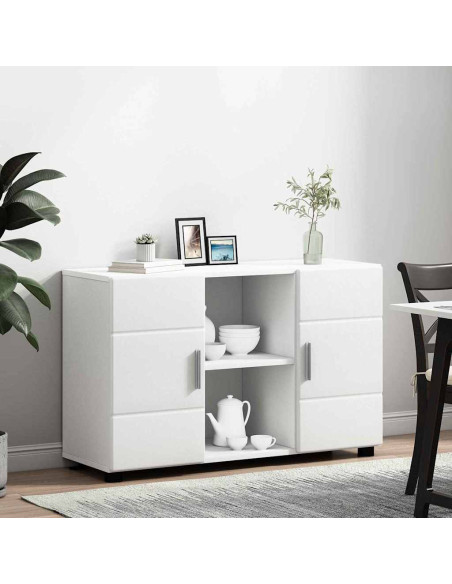 Credenza Bianco 88,5 x 30,5 x 55,5 cm Legno multistrato