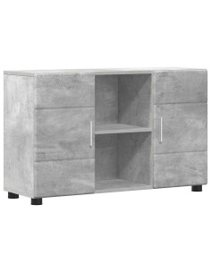 Credenza con porta FLORIN Grigio cemento 88,5 x 30,5 x 55,5 cm 2